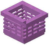 Basket Magenta Concrete