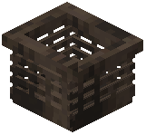 Basket Raw Dark Oak Wood