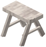 Bench Raw Birch Wood