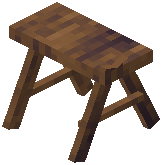 Bench Raw Spruce Wood