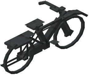 Bicycle Black Concrete