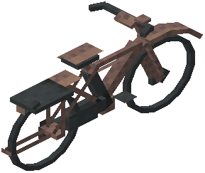 Bicycle Brown Wool