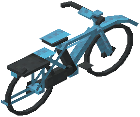 Bicycle Light Blue Wool