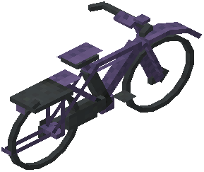 Bicycle Purple Wool