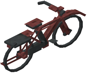 Bicycle Raw Crimson Wood