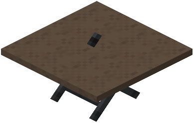 Big Table Brown Concrete
