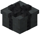 Black Bow Gift Box Black Concrete