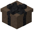 Black Bow Gift Box Brown Concrete