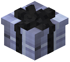 Black Bow Gift Box Decorative Blue Wool