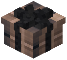 Black Bow Gift Box Decorative Brown Wool