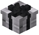 Black Bow Gift Box Decorative Light Gray Wool