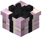 Black Bow Gift Box Decorative Pink Wool
