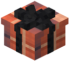 Black Bow Gift Box Decorative Red Wool
