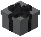 Black Bow Gift Box Gray Concrete