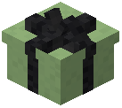 Black Bow Gift Box Lime Concrete