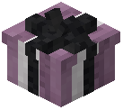 Black Bow Gift Box Market Block Purple