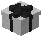 Black Bow Gift Box White Concrete