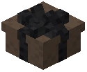 Black Bow Small Gift Box Brown Concrete