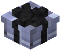 Black Bow Small Gift Box Decorative Blue Wool