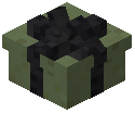 Black Bow Small Gift Box Green Concrete