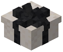 Black Bow Small Gift Box Light Gray Concrete