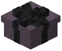 Black Bow Small Gift Box Purple Concrete