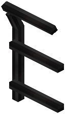 Tall Black Iron Fence Left