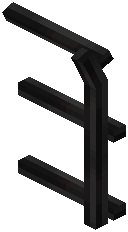 Tall Black Iron Fence Right