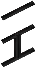 Tall Black Iron Fence Stairs