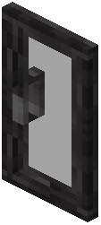 Black Glass Door