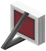 Board Red Framed Acrylic