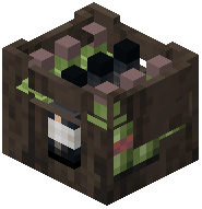 Bottle Container Raw Dark Oak Wood