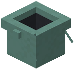 Bucket Cyan Concrete