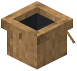 Bucket Raw Oak Wood