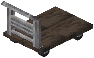 Cart Raw Dark Oak Wood