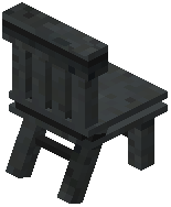 Chair Black Concrete