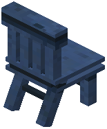 Chair Blue Concrete