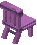 Chair Magenta Concrete