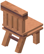 Chair Orange Concrete