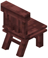 Chair Raw Crimson Wood