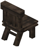Chair Raw Dark Oak Wood