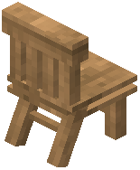 Chair Raw Oak Wood