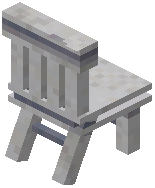 Chair White Concrete