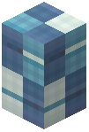 Column Decorative Light Blue Wool