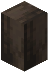 Column Raw Dark Oak Wood