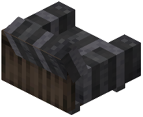Couch Decorative Black Wool