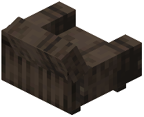 Couch Raw Dark Oak Wood