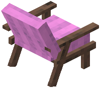 Cushion Armchair Magenta Wool