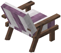 Cushion Armchair Market Block Purple