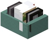 Decoration Bookshelf Cyan Concrete